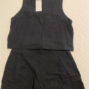 Linen Matching Set - New with Tags